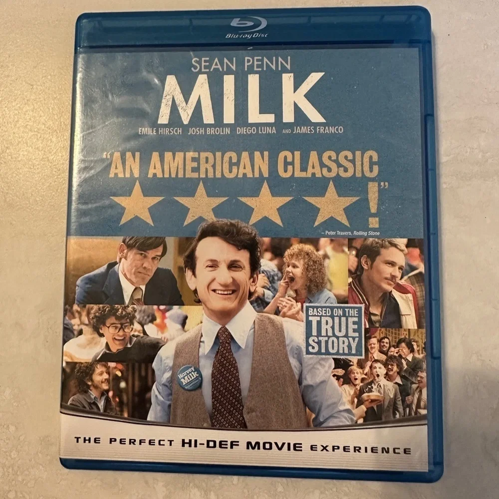Milk (Blu Ray 2009) Sean Penn Pre Owned - Picture 1 of 3